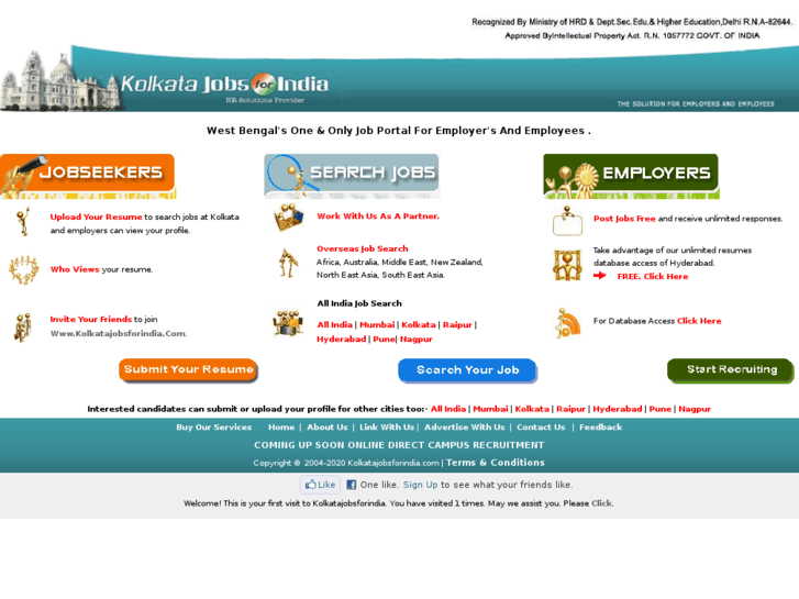 www.kolkatajobsforindia.com