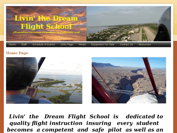 www.livinthedreamflightschool.com