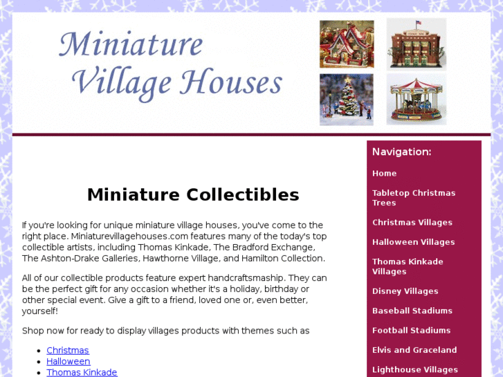 www.miniaturevillagehouses.com