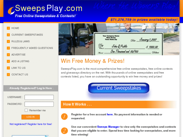 www.sweepsplay.com