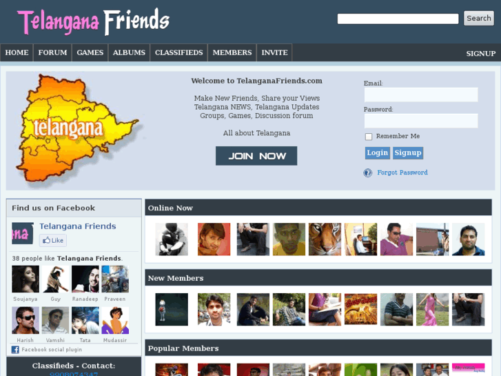 www.telanganafriends.com