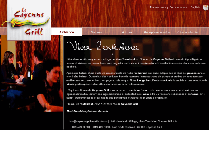 www.cayennegrilltremblant.com