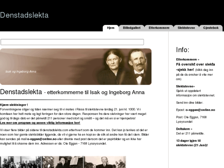 www.denstadslekta.com