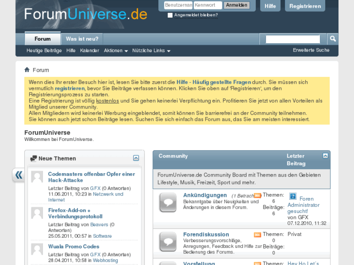 www.forumuniverse.de