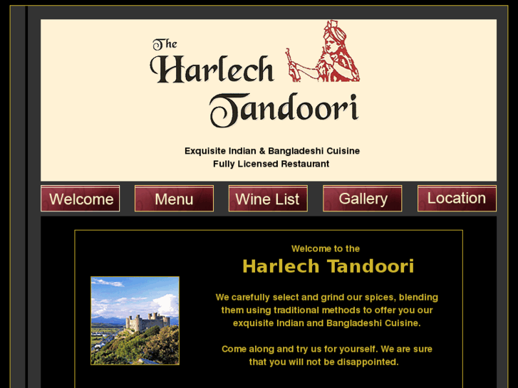 www.harlechtandoori.com