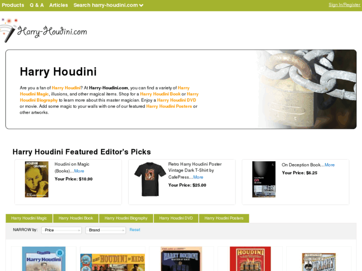 www.harry-houdini.com