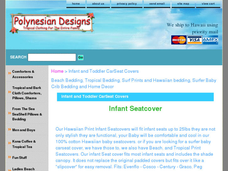 www.hawaiianbabycarseatcovers.com