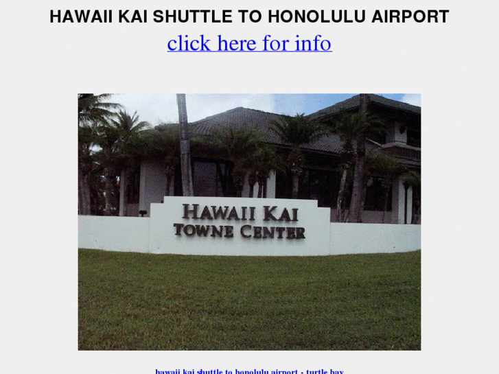 www.hawaiikaishuttletohonoluluairport.com