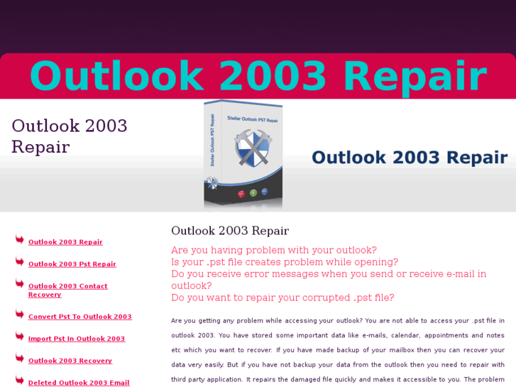 www.outlook2003repair.com