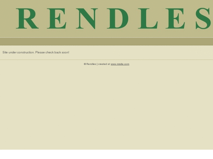 www.rendles.co.uk