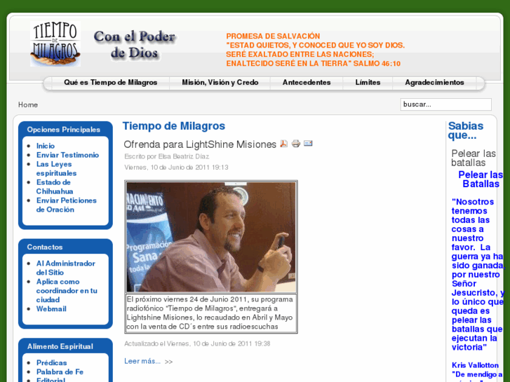 www.tiempodemilagros.org