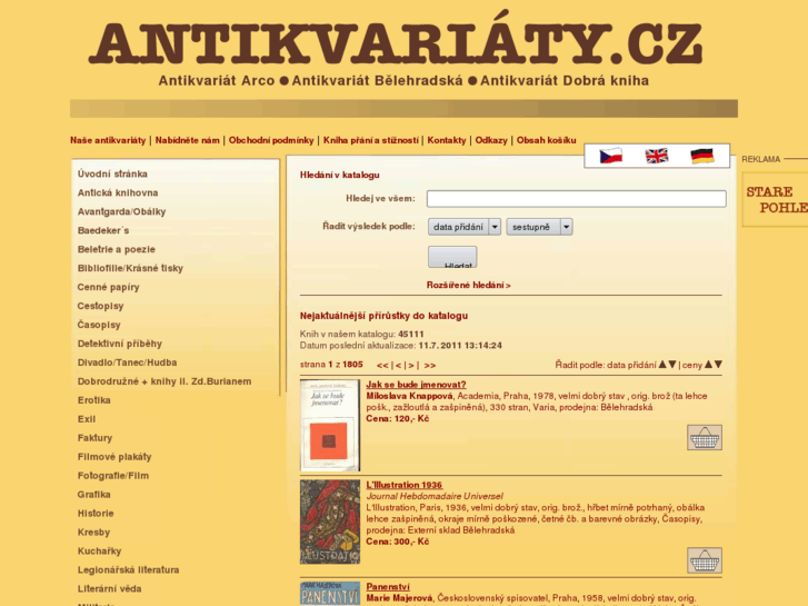 www.antikvariaty.cz