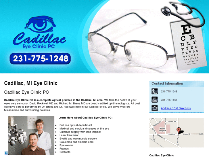 www.cadillaceyeclinic.net