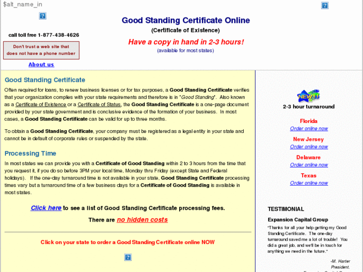 www.goodstandingonline.com