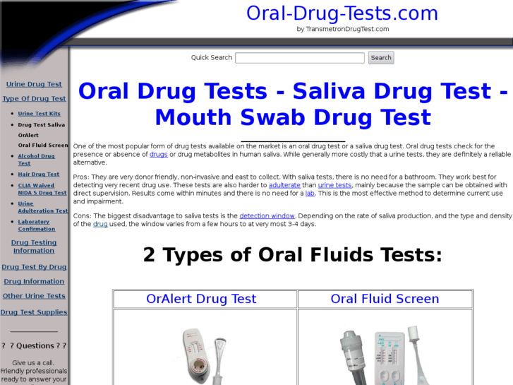 www.oral-drug-tests.com