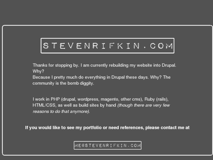 www.stevenrifkin.com