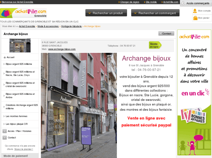 www.archange-bijoux.com