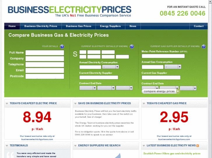www.businesselectricityprices.com