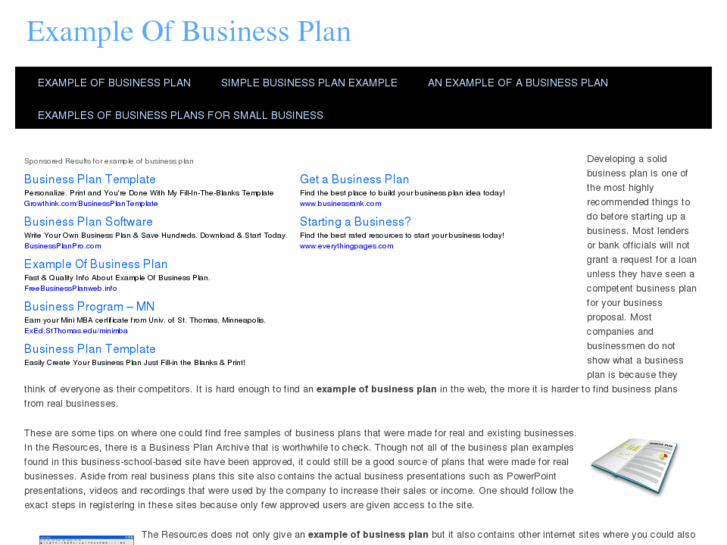www.exampleofbusinessplan.net