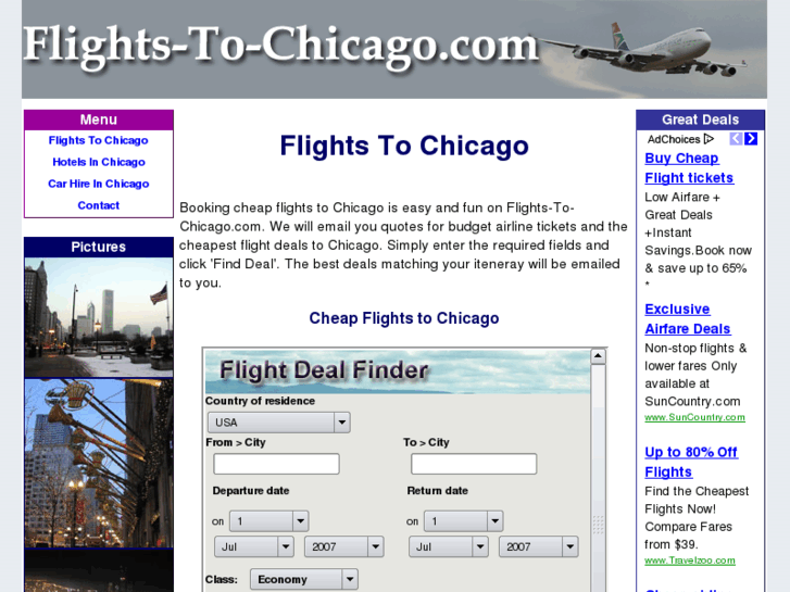 www.flights-to-chicago.com