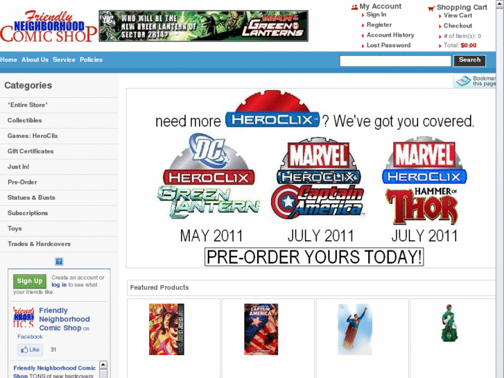 www.friendlyneighborhoodcomicshop.com