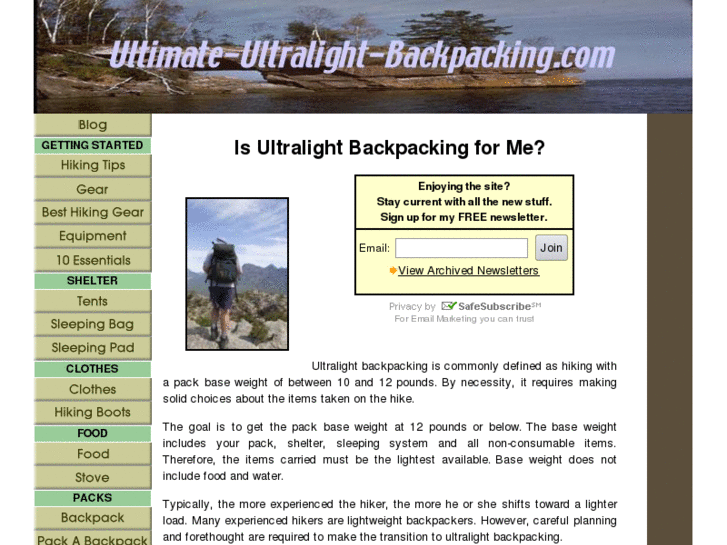 www.ultimate-ultralight-backpacking.com