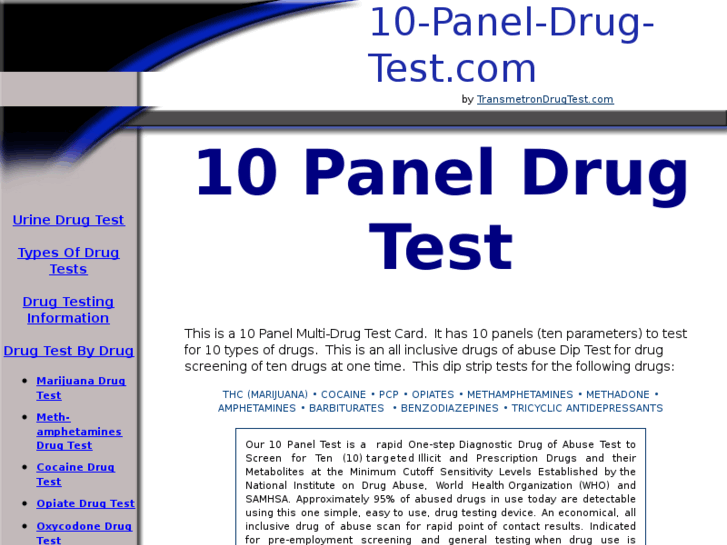 www.10-panel-drug-test.com