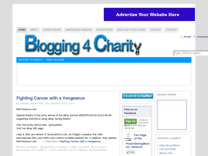 www.blogging4charity.com