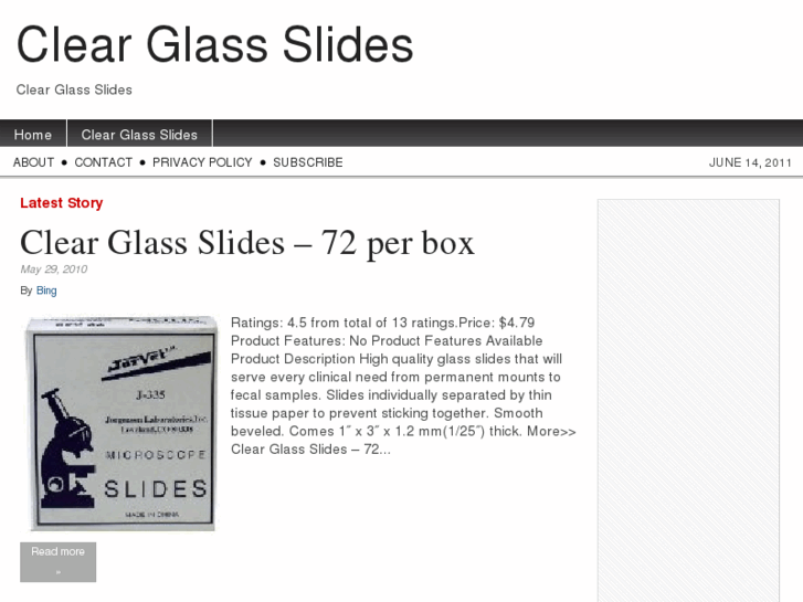 www.clearglassslides.com