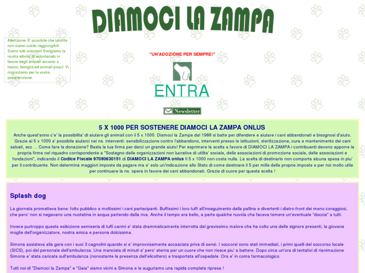 www.diamocilazampa.it