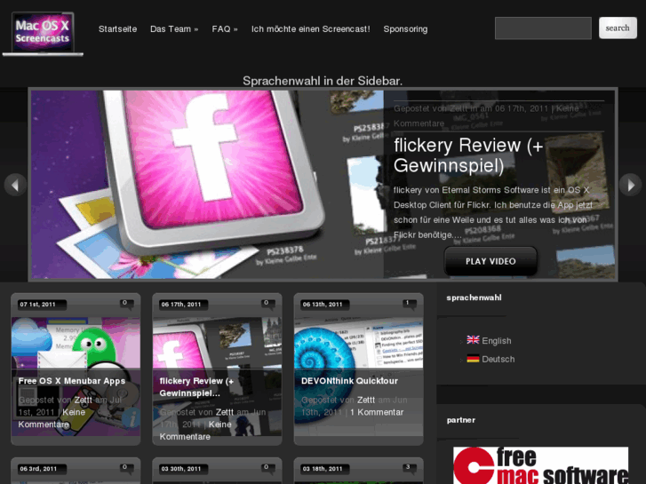 www.macosxscreencasts.de