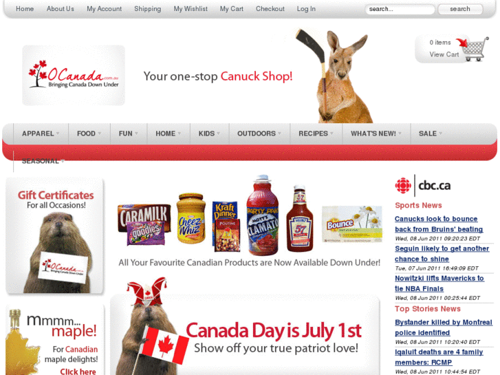www.ocanada.com.au