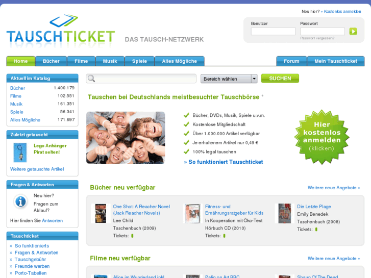 www.tauschticket.de