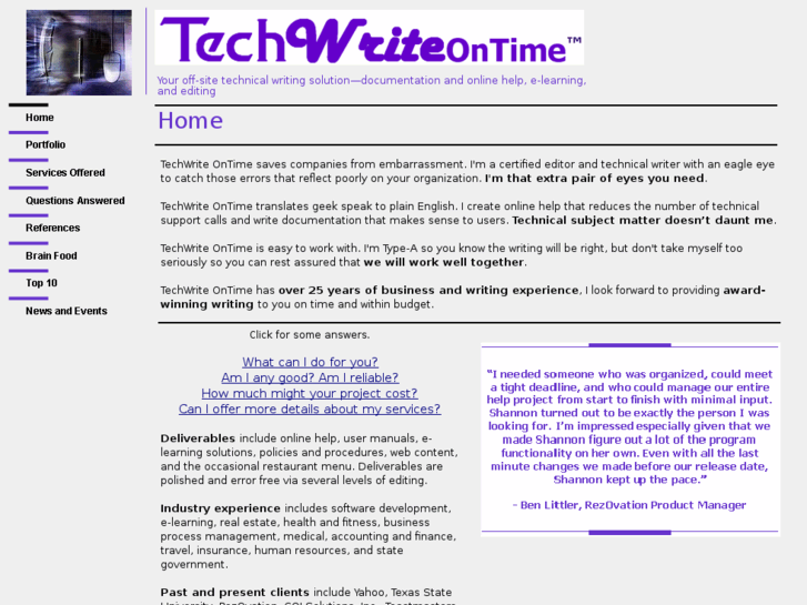 www.techwriteontime.com