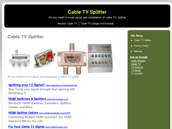 www.cabletvsplitter.net