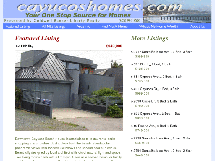 www.cayucoshomes.com