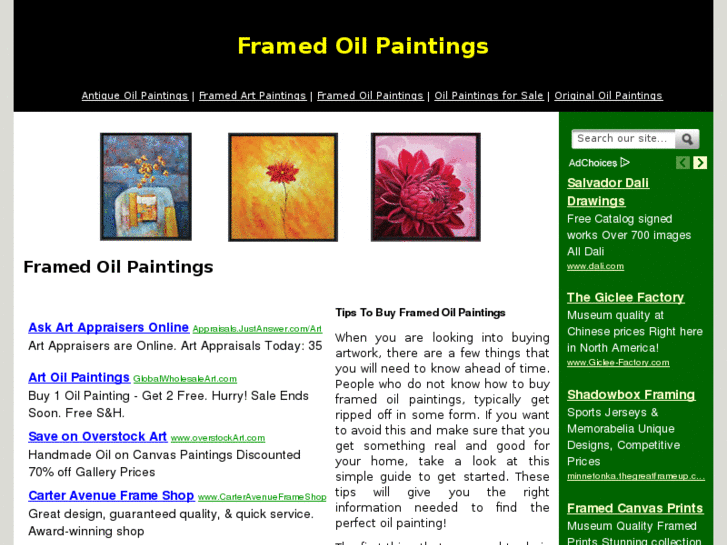 www.framedoilpainting.org