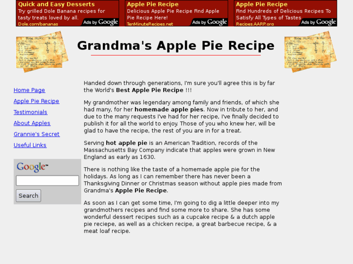 www.grandmasapplepierecipe.com