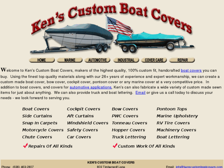 www.kenscustomboatcovers.com