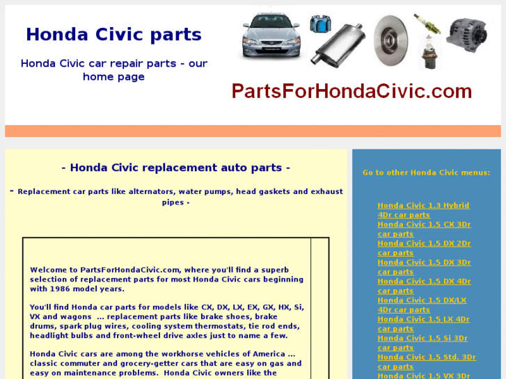 www.partsforhondacivic.com