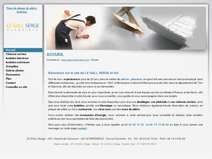 www.plaquiste-le-gall.com