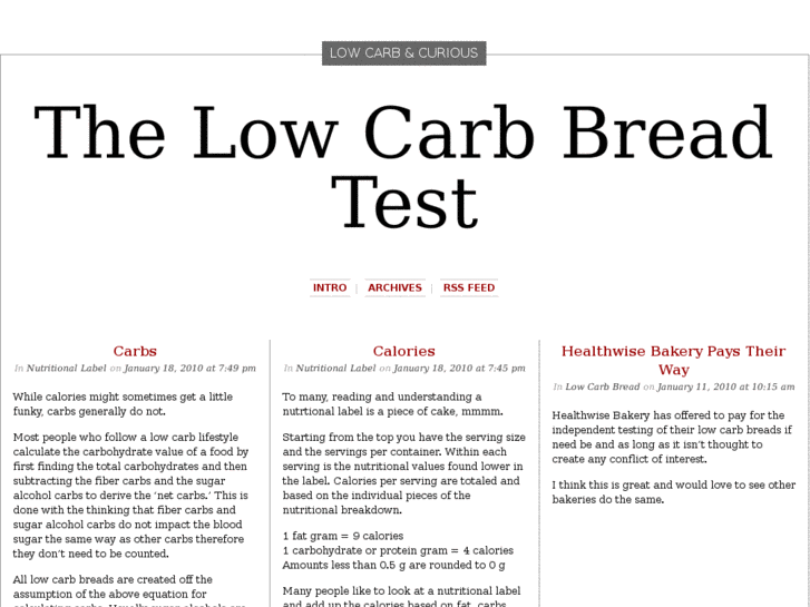 www.thelowcarbbreadtest.com