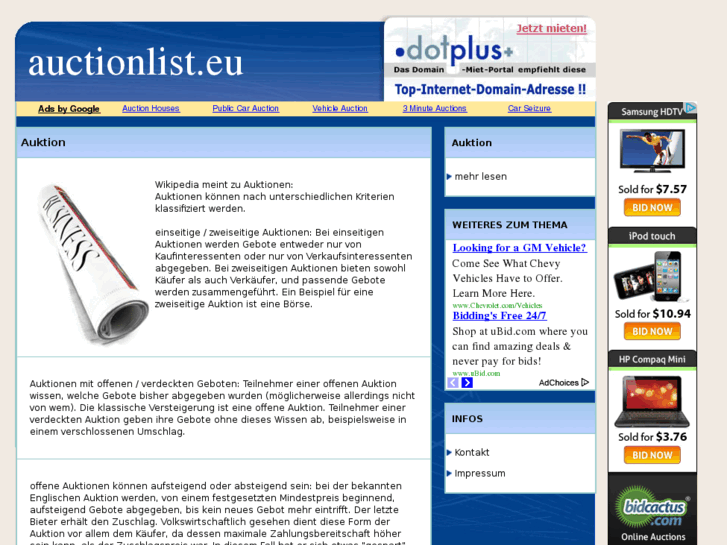 www.auctionlist.eu