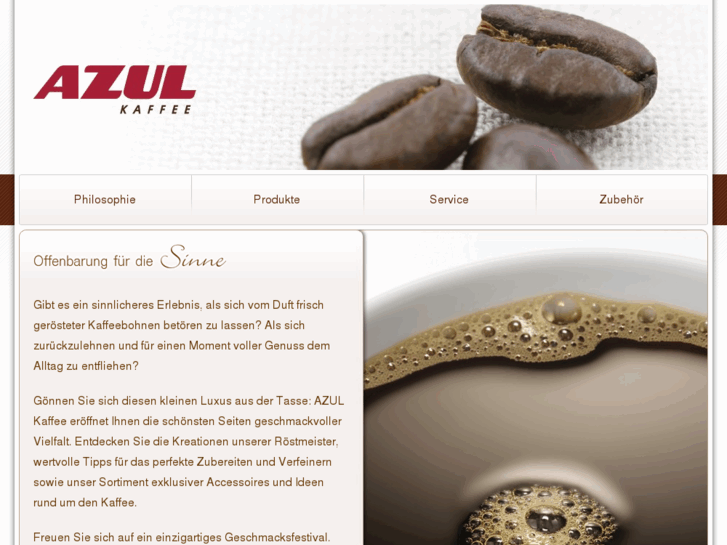 www.azul-kaffee.de