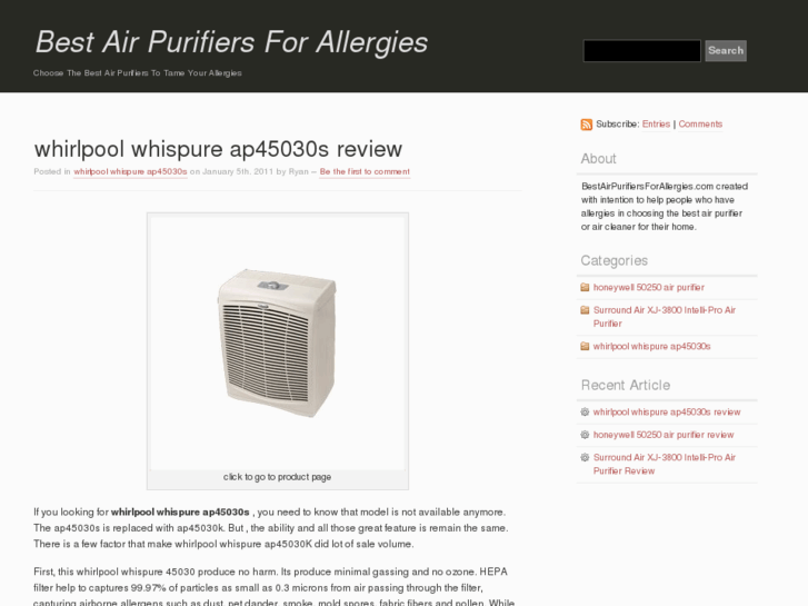 www.bestairpurifiersforallergies.com