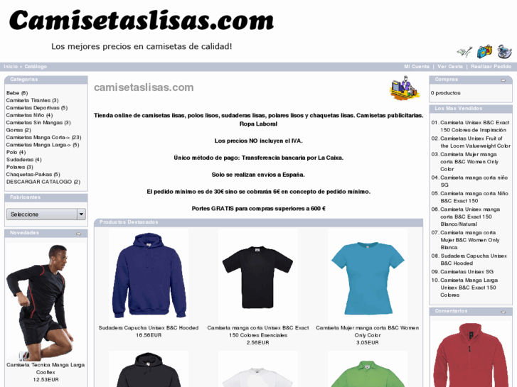 www.camisetaslisas.com