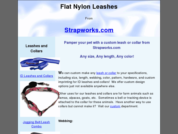 www.flatnylonleashes.com