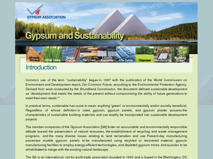 www.gypsumsustainability.org