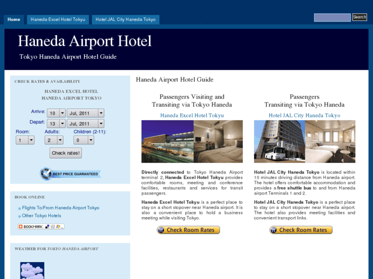 www.hanedaairporthotel.com