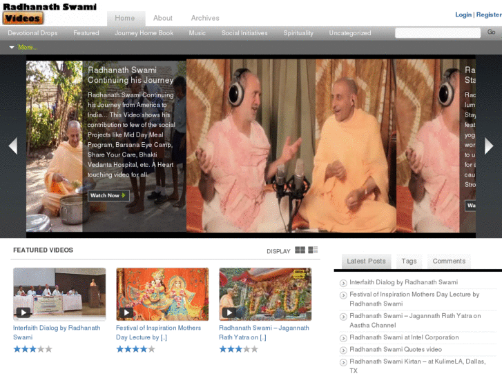 www.radhanathswamivideo.com